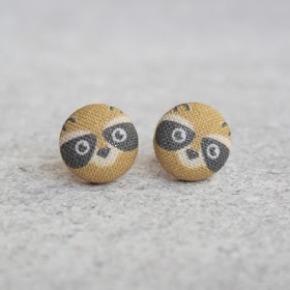 NWT Raccoon earrings